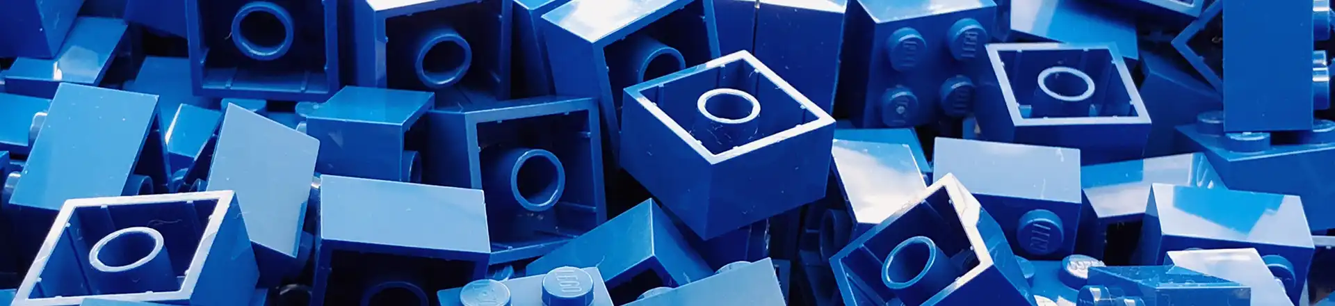 blue lego bricks