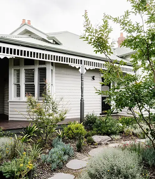 Edwardian house facade