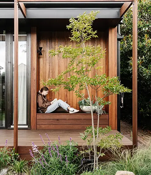 Rear house extension