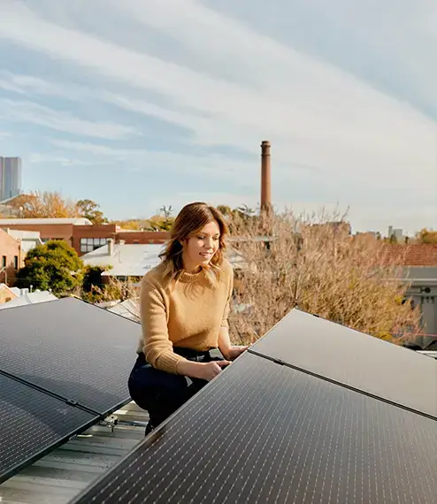 Lucy with all black sunpower solar panels