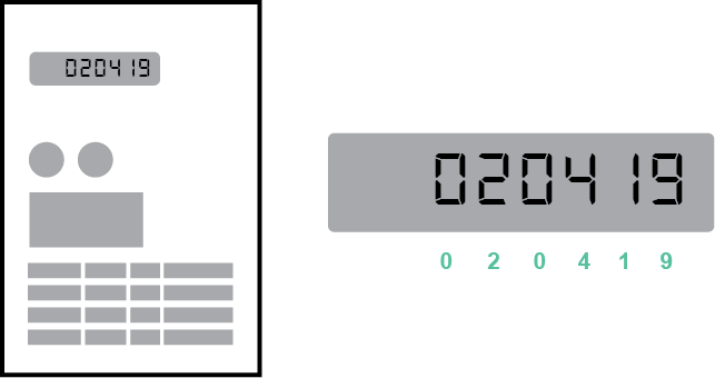 electricity meter reading