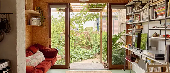 Energy efficient cottage mid-renovation