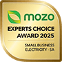 Mozo Experts Choice 2025 - SA - Small Business Electricity